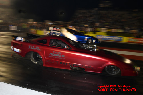 Scott Palmer - 
'Scott Palmer Racing' (near lane) vs Terry Haddock - 'Haddock Racing' (far lane)